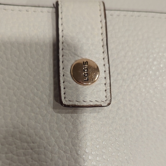 Lodis White Leather Wallet - Picture 2 of 10
